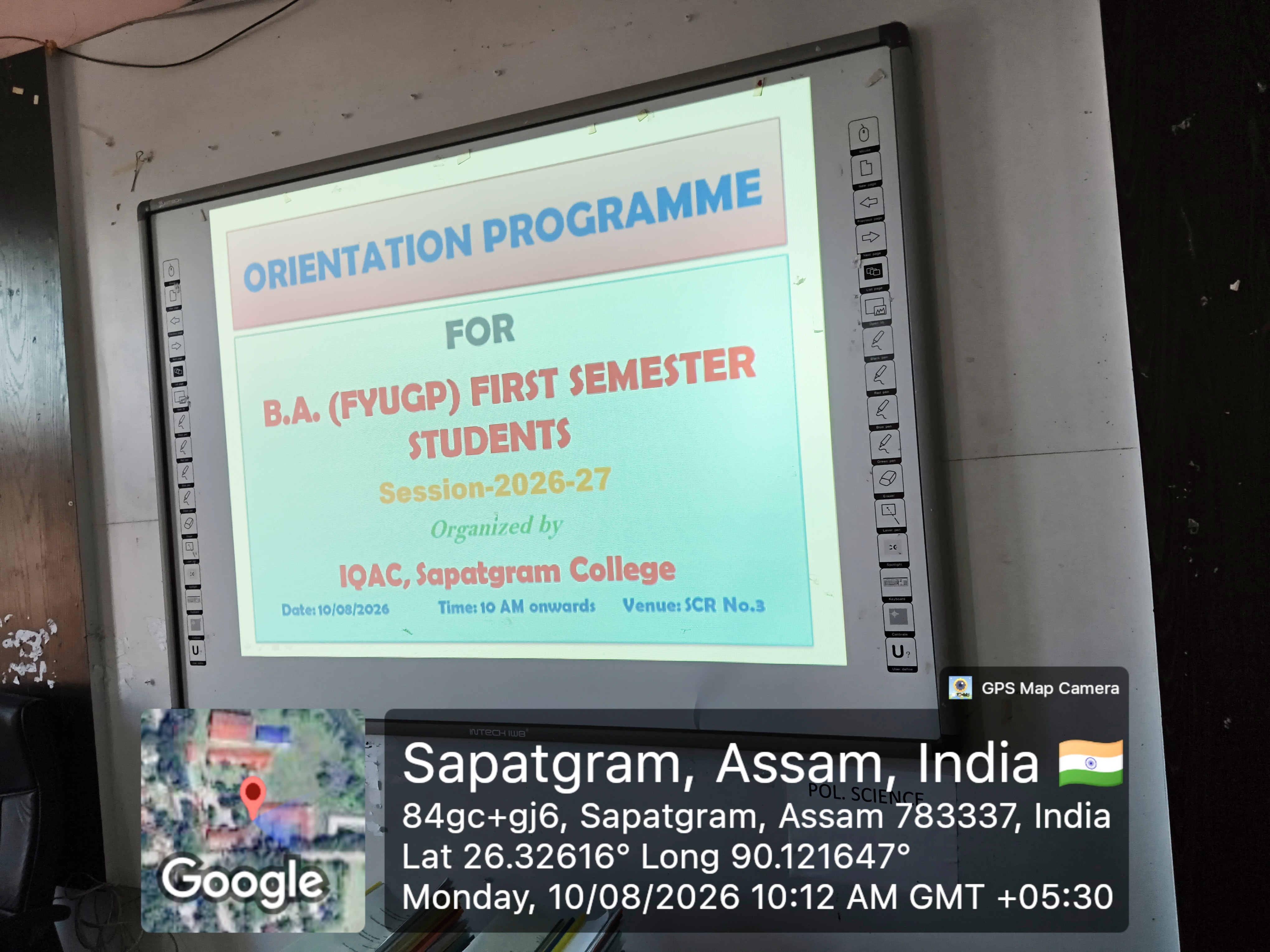 ORIENTATION PROGRAMME for FYUGP BA 1st Semester Students